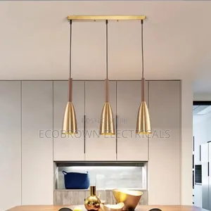 Dining Table Gold Body Fitting Light
