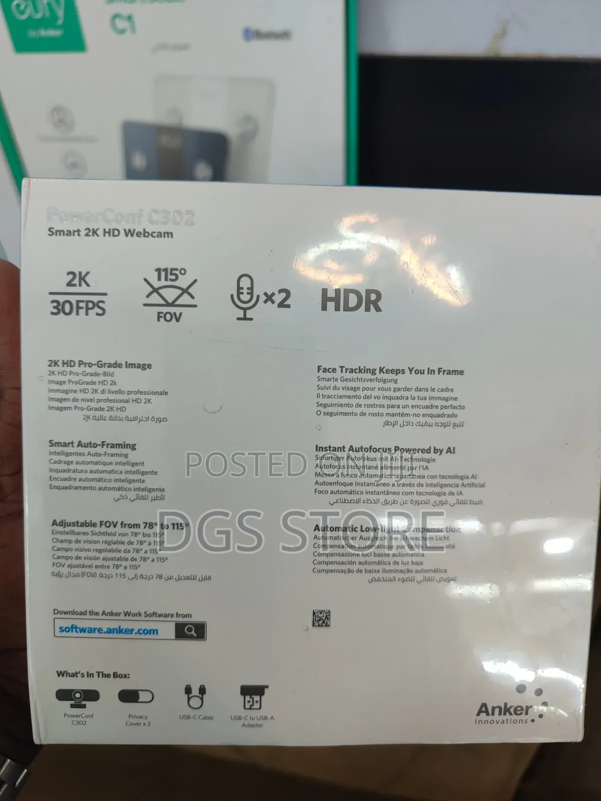 Anker Powerconf C302 Smart Hd Webcam