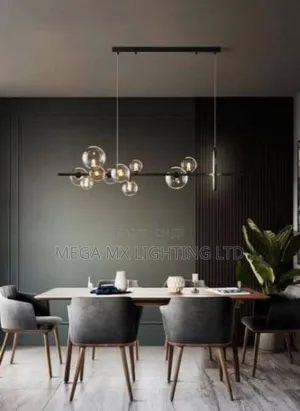 Luxury Linear Bubbles Chandelier Light