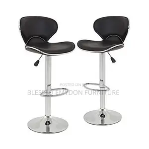 Love Shaped Swivel 360° Adjustable Bar Stool(Set of 2)