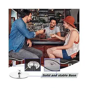 Love Shaped Swivel 360° Adjustable Bar Stool(Set of 2)