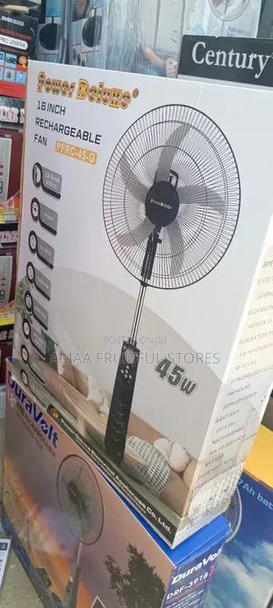 Power Deluxe Rechargeable Fan