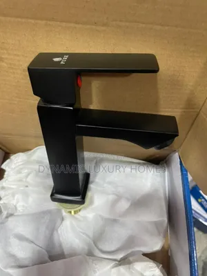 Quality Black Square Basin Tap