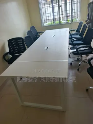 8 to 10 Seater Conference Table Metal Base