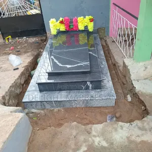 Grave With Marble Engraved