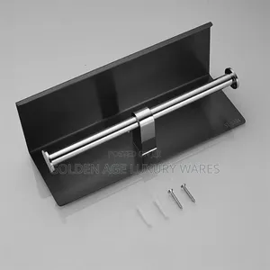 Black Double Tissue Paper Holder