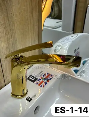 Gold Mixer Basin Faucets