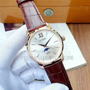 Authentic Citizen Genuine Leather Wristwatch