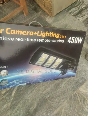 Solar PTZ Powered Camera With Lamp