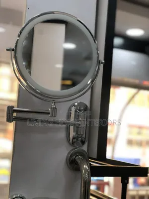 Midas Silver Magnify Mirror for Shaving and Makeup  