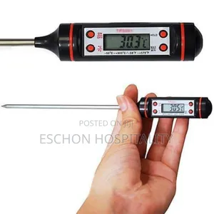 Digital Food Thermometer With Stainless Steel Probe