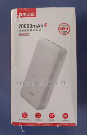 Power Bank (20,000 Mah) DM