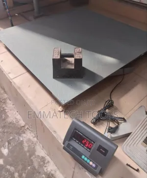 Black Indicator 3000kg Floor Scale