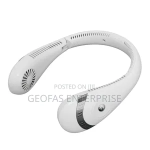 Rechargeable Display Portable Foldable Bladeless Neck Fan