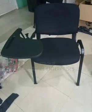 Strong Trainers' Chair With Writing Pad.