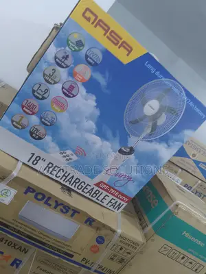 Dependable Qasa 18inches Rechargeable Fan