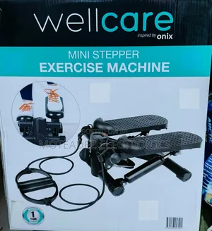 Mini Stepper Fitness Exercise Machine With Counter and Resistance Band