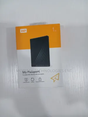 1TB WD My Passport External Portable Storage Hard Drive
