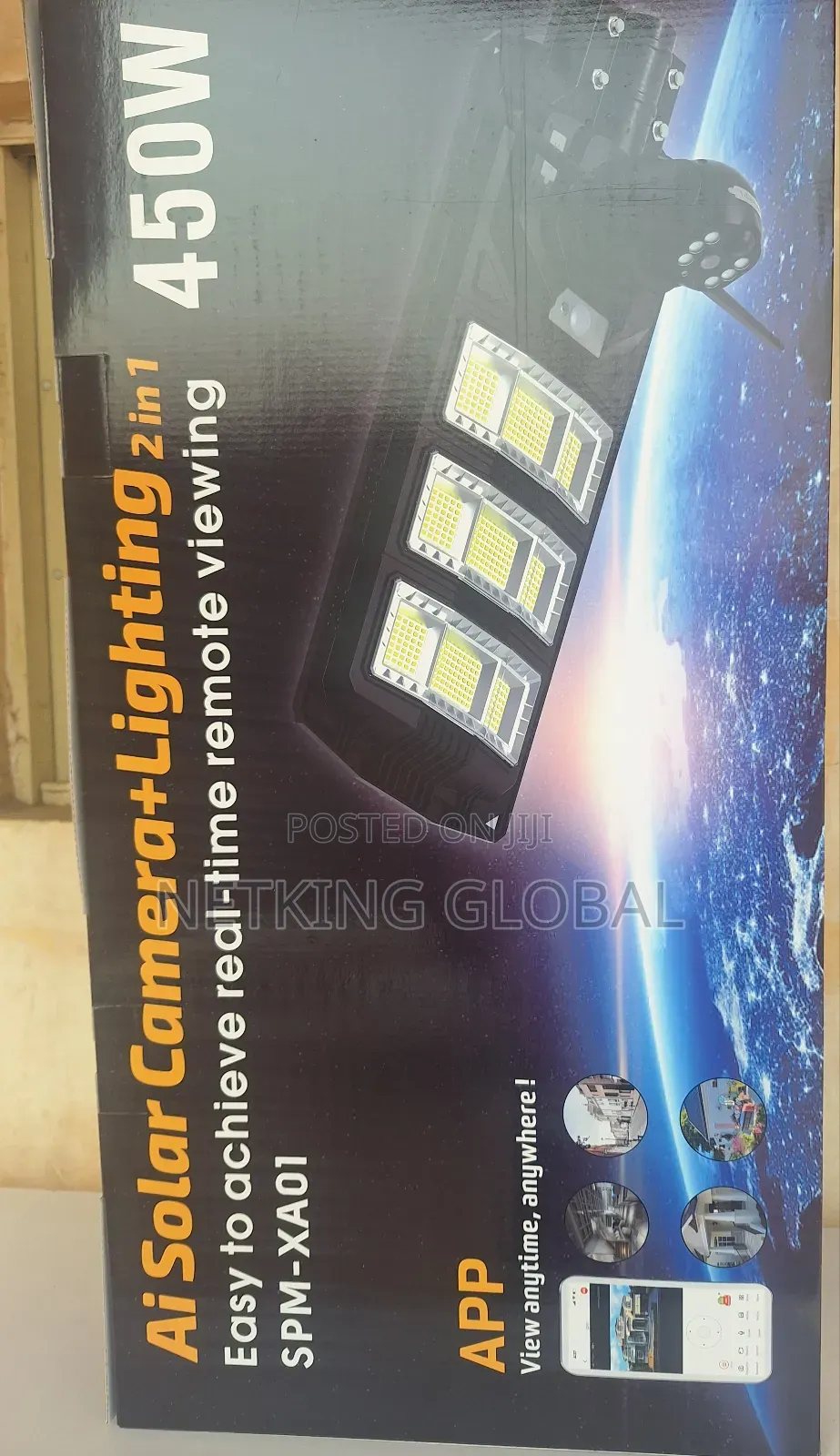 Ai Solar Camera - Lighting 2 In 1 2 450w