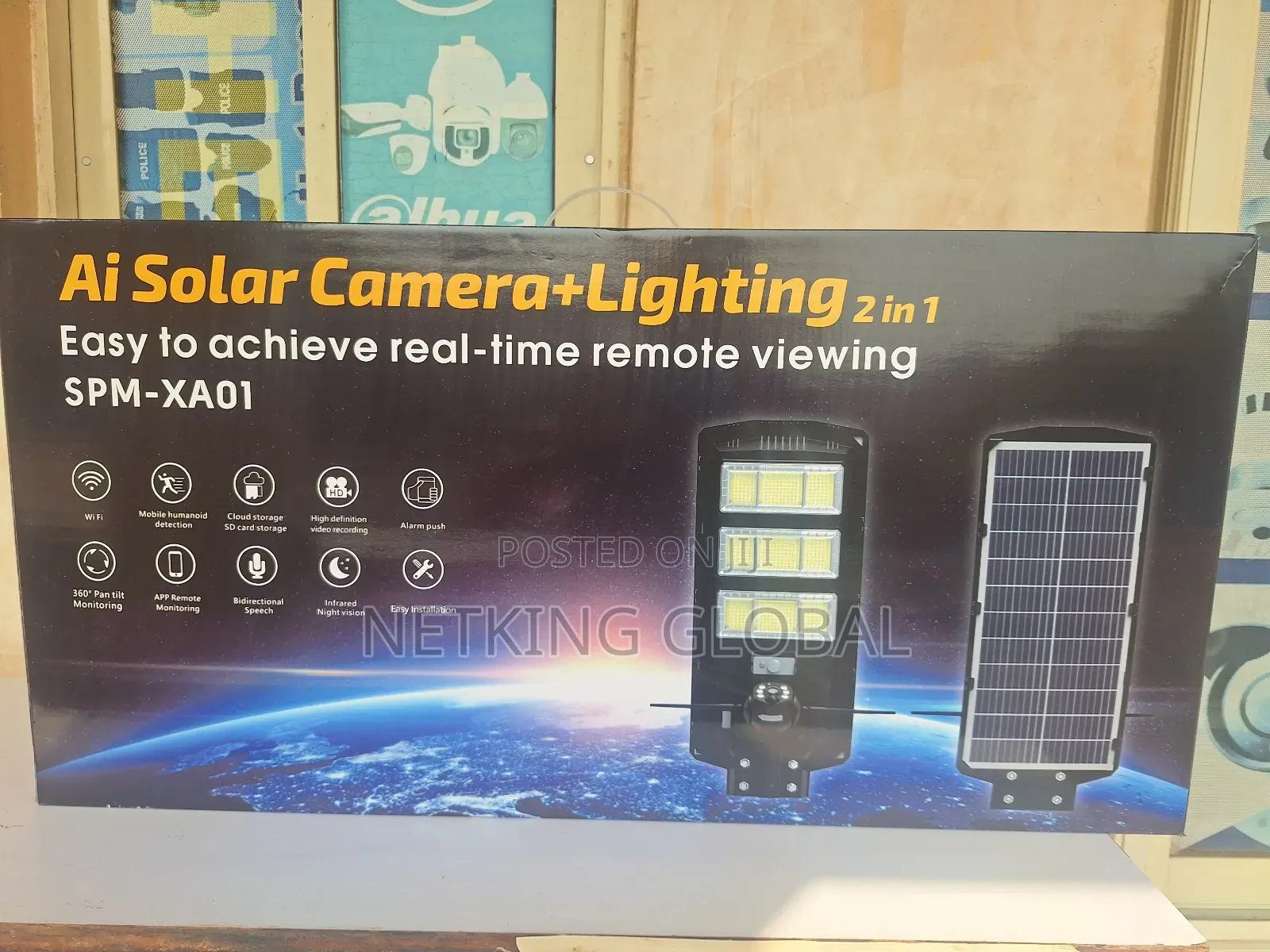 Ai Solar Camera - Lighting 2 In 1 2 450w