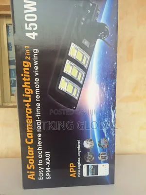 Street Lights With Solar Camera