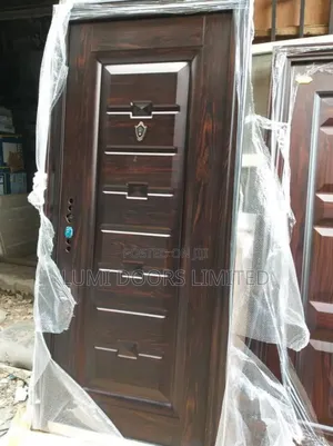 German Steel Door 3ft - Multi Locks, Soundproof.