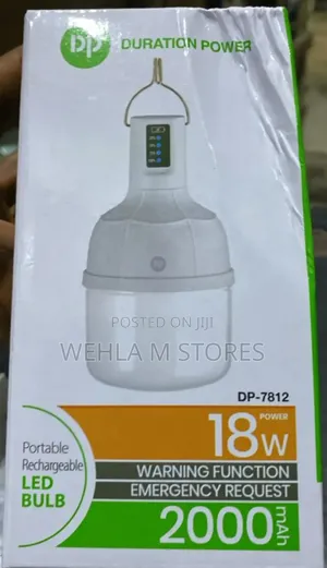 Dp Rechargeable Led Bulb With Power Display