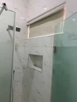Off-White Automated Roller Blinds(In-to-In)