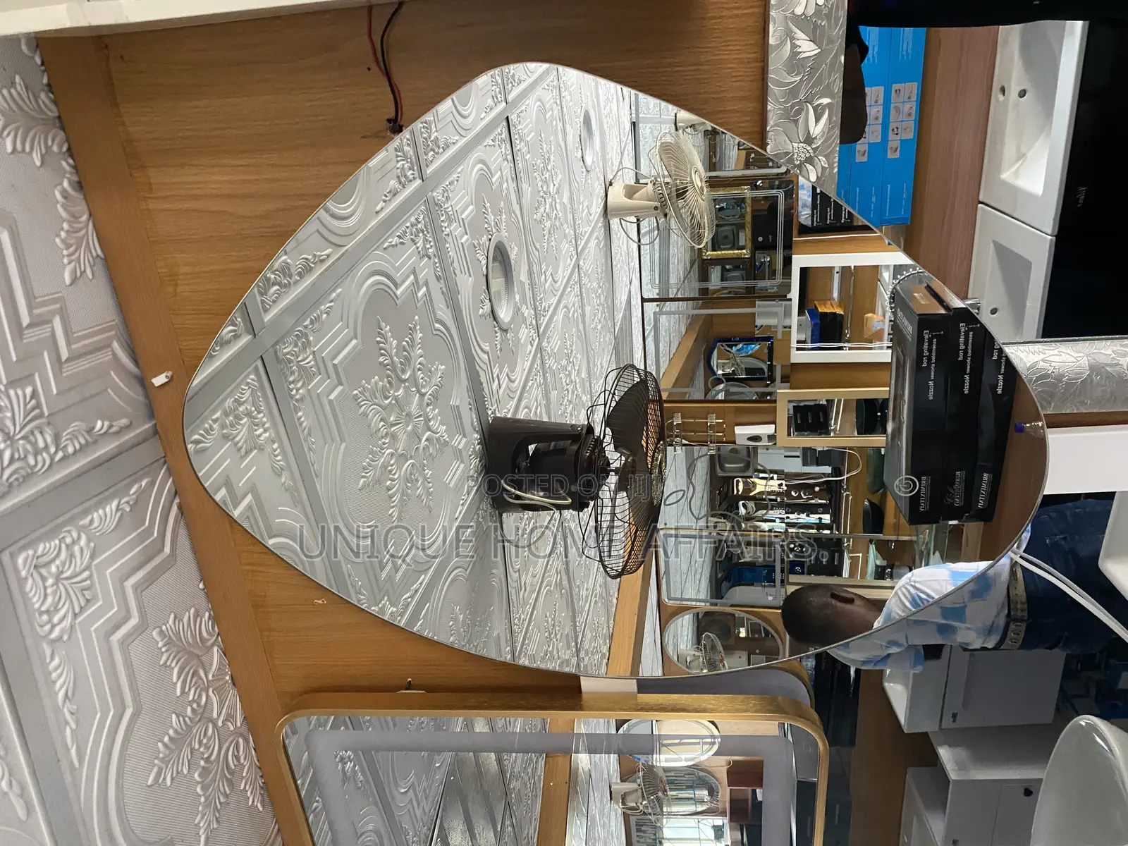 Multiple Light Elbow Mirror