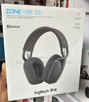 Logitech Zone Vibe 100 Wireless Headset With ANC.