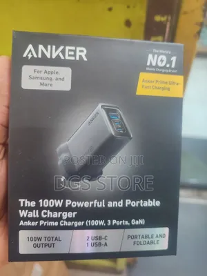 Anker Prime Charger 100w,3 Ports, GAN