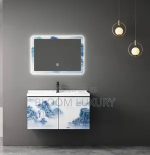 Wall Hung Cabinets With Led Mirror