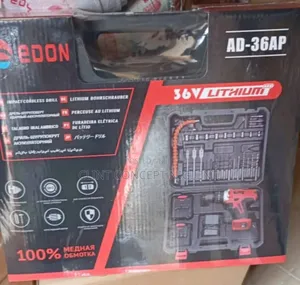 Edon AD-36AP 36V Lithium Impact Cordless Drill Set