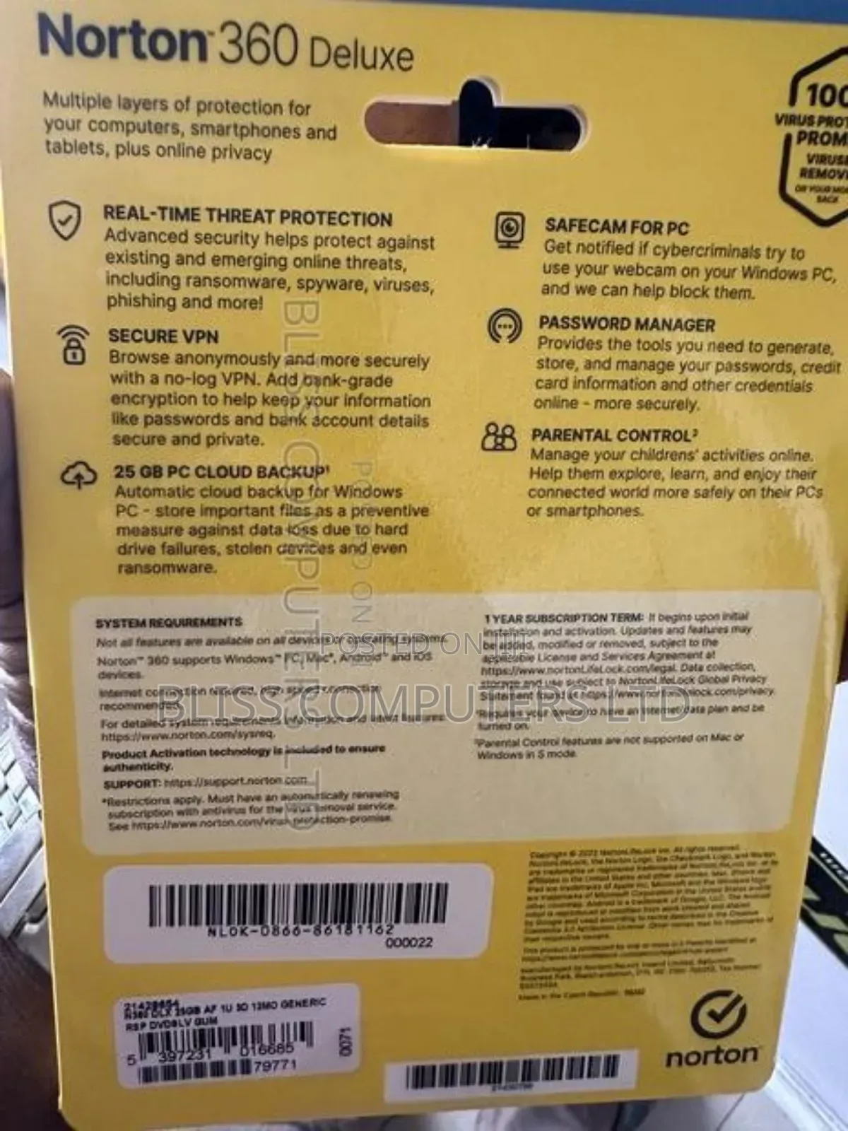3 Users Norton Antivirus