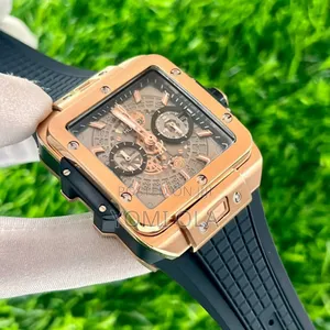 Hublot Chronograph Square Shape Wristwatch