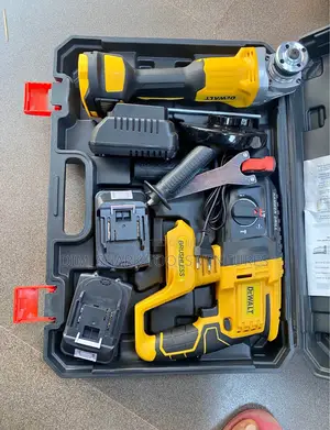 Cordless Hammer Drill and Angle Grinder 68volts 2in1