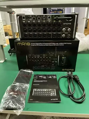Midas Mr18 - 18 Input Digital Mixer for iPad-android Tablets