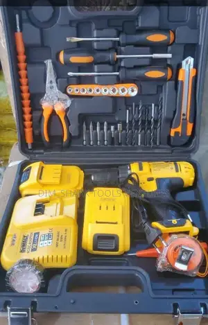 36V Complete Cordless Drill With Two Batteries