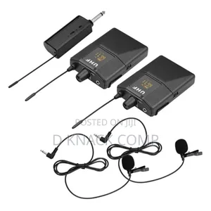 UHF Wireless Microphone With Bodypack Transmitter Receiver