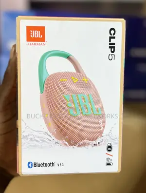 JBL Clip 5 Portable Bluetooth Speaker.