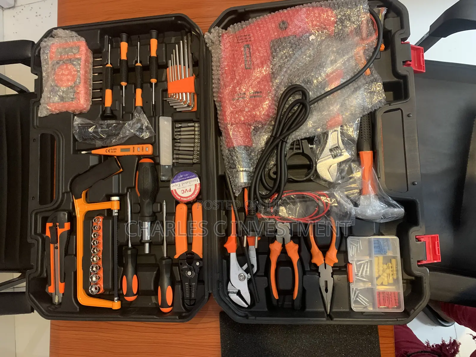 Electrical Tools Box With Drill
