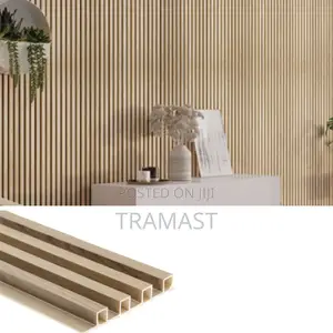 WPC Flutted Wall Panel for 3D Wall Decor