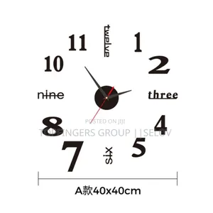 40cm 3d Diy Clock. Different Designs Available