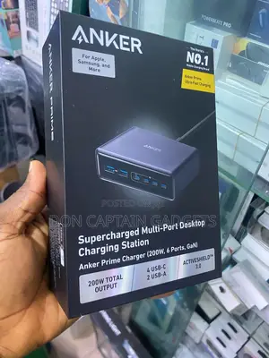 Anker Prime Charger 200w Desktop Charging Station