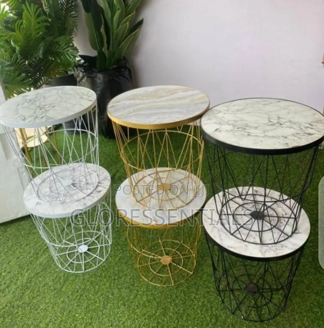 Basket Side Table /Coffee Stool