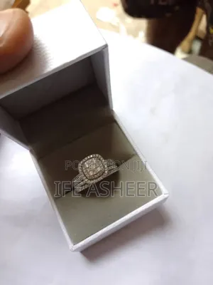 Fancy 925 Sterling Silver Ladies Wedding Engagement Ring