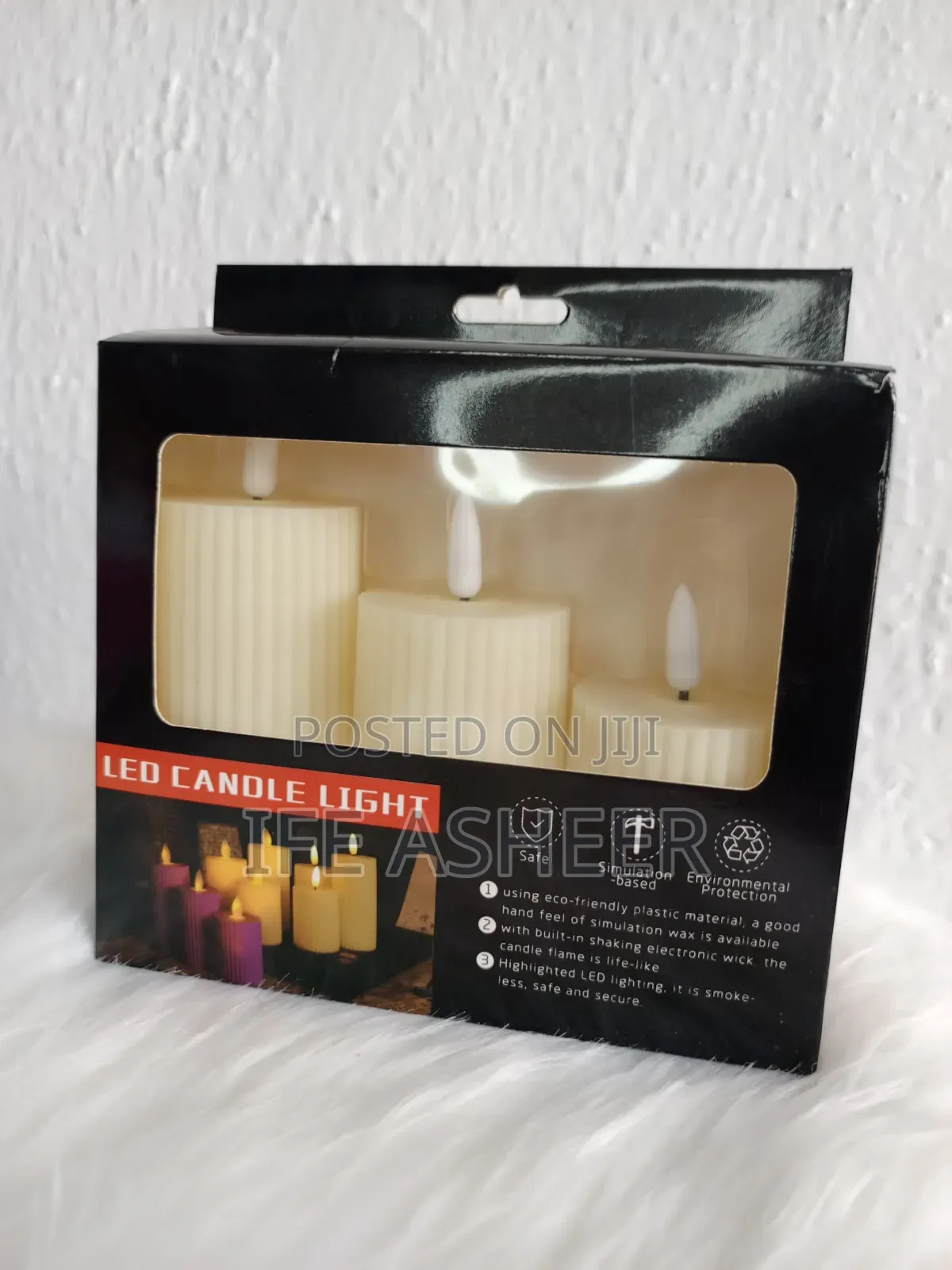 3 Piece Led Candle Lights
