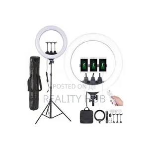 18" LED Ringlight With Tripod Remote Controller/Bag