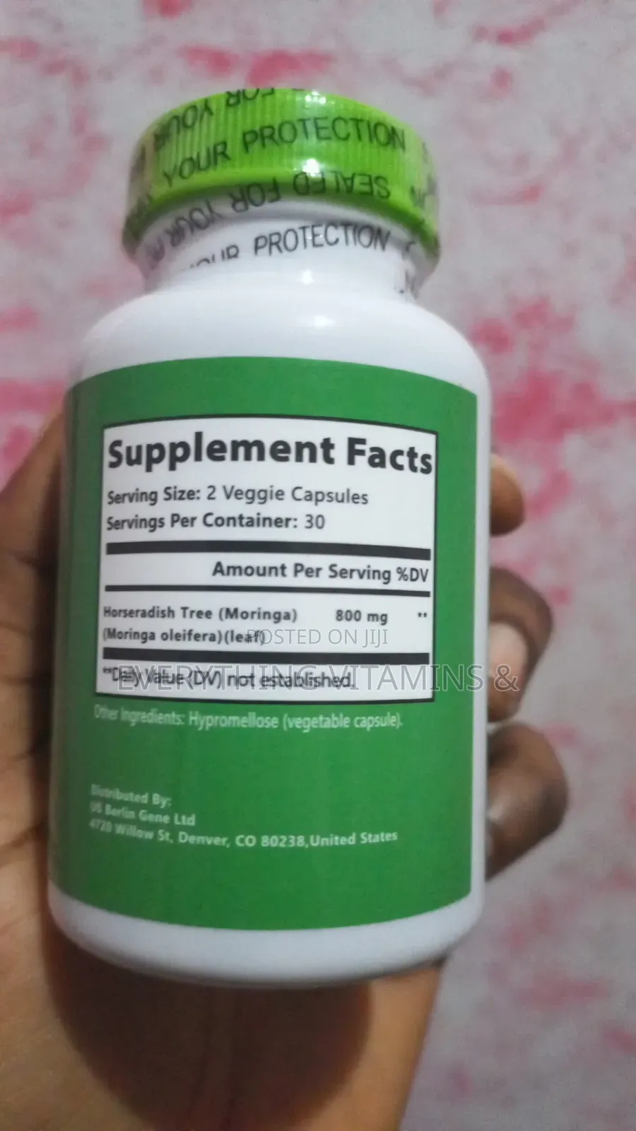 Moringa Supplement 800mg