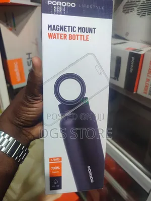 Porodo Lifestyle Magnetic Mount Water Bottle